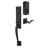 Emtek EMP4414 Adams Single Cylinder Entrance Handleset - Brass Tubular - EMPowered Upgrade