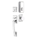 Emtek EMP4815 Apollo Single Cylinder Entrance Handleset - Brass Tubular - EMPowered Upgrade