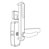 Cal-Royal SMART DIGITAL EXIT DEVICE TRIM - EXCR929M