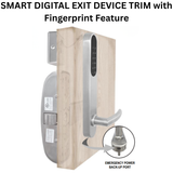 Cal-Royal SMART DIGITAL EXIT DEVICE TRIM with Fingerprint Feature - EXCR929F