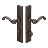 Emtek Configuration 1 Sandcast Rectangular 2X10 Multi Point Lock Trim Only - CF1-2