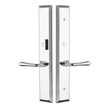 Emtek 1L1M25 Multi Point Lock Trim (Large Multi Point Entry Set) - Brass Plates, Melrose Style (2.9" x 17.5"), Dummy Pair