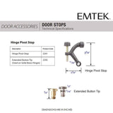 Emtek 2241 Hinge Pin Door Stop