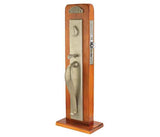 Emtek 3326 Rectangular Full Length Sandcast Bronze Mortise Entrance Handleset - Entry Set