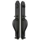 Emtek Sandcast Greeley Grip by Grip Handleset