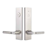 Emtek 5362 Modern Rectangular Two-Point Lockset - Brass Tubular - Dummy, Pair