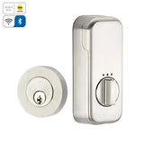 Emtek EMP28423 Modern Disc Deadbolt - Brass - Single Cylinder - EMPowered 2 Upgrade