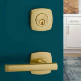 Emtek EMP28426 Urban Modern Deadbolt - Brass - Single Cylinder - EMPowered 2 Upgrade