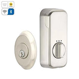 Emtek EMP28458 Saratoga Deadbolt - Brass - Single Cylinder - EMPowered 2 Upgrade