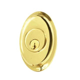 Emtek EMP28458 Saratoga Deadbolt - Brass - Single Cylinder - EMPowered 2 Upgrade