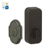 Emtek EMP28459 Knoxville Deadbolt - Brass - Single Cylinder - EMPowered 2 Upgrade