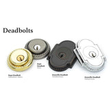 Emtek EMP28464 Rope Deadbolt - Brass - Single Cylinder - EMPowered 2 Upgrade