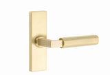 Emtek SELECT Brass R-Bar Faceted Lever - Passage Set