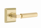 Emtek SELECT Brass R-Bar Faceted Lever - Passage Set