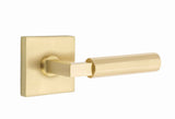 Emtek SELECT Brass R-Bar Faceted Lever - Passage Set