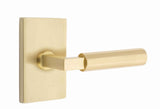 Emtek SELECT Brass R-Bar Faceted Lever - Passage Set