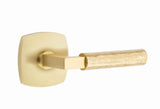 Emtek 5109 SELECT Brass R-Bar Hammered Lever - Passage Set