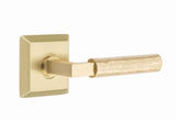 Emtek 5109 SELECT Brass T-Bar Hammered Lever - Passage Set