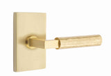 Emtek 5109 SELECT Brass R-Bar Hammered Lever - Passage Set