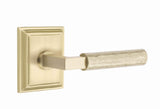 Emtek 5109 SELECT Brass T-Bar Hammered Lever - Passage Set