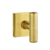 Emtek 5110 STUDIO BRASS - KNOBSETS With Square Rosette Passage Set