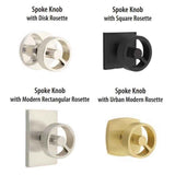 Emtek 5109 STUDIO Brass Knobsets