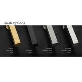 Emtek 72 Inch Long Entry Door Pull - Round Bar