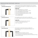 Emtek 72 Inch Long Entry Door Pull - Round Bar