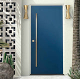 Emtek 86192 Modern Steel Round Long Door Pull With 36" Door Pull With Square Shape