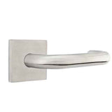 Emtek Stainless Steel Cologne Lever Handle with Disk Rosette - E663