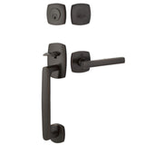 Emtek 4705 Urban Modern Dummy Entrance Handleset - Brass Tubular
