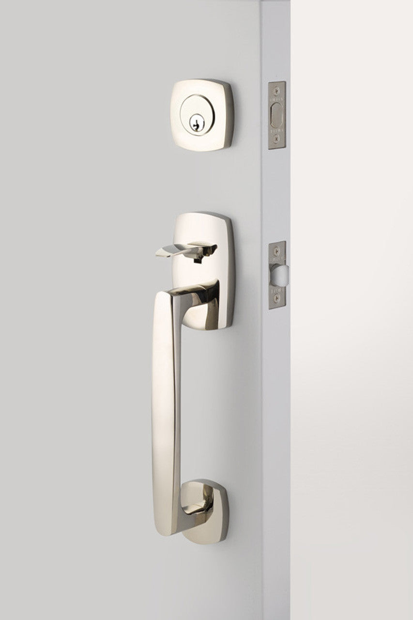Emtek 4705 Urban Modern Dummy Entrance Handleset - Brass Tubular