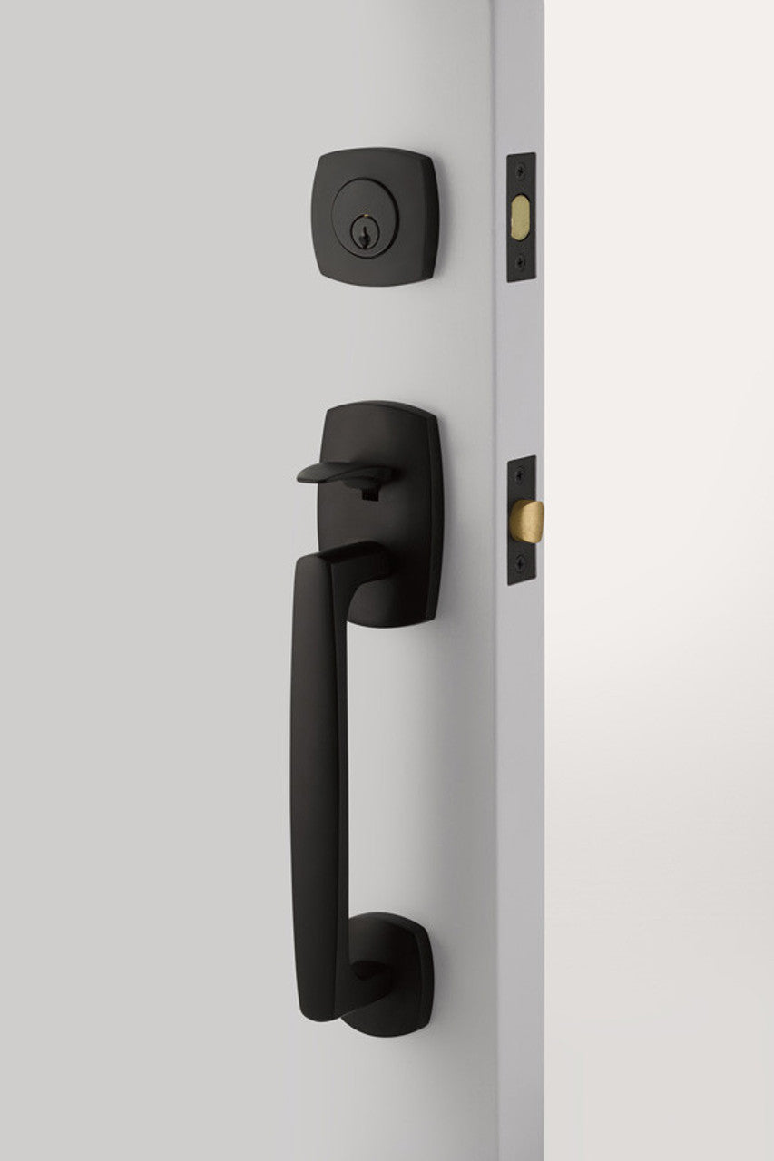 Emtek 4705 Urban Modern Dummy Entrance Handleset - Brass Tubular