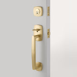 Emtek EMP4715 Urban Modern Single Cylinder Entrance Handleset - Brass Tubular - EMPowered Upgrade