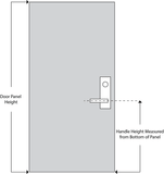 TRILENNIUM 8/0 INACTIVE 3020 PASSIVE DOOR LOCK - VICTORIAN BRONZE