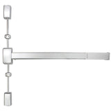 Cal-Royal AF2260V Fire-Rated 36" X 84" Surface Vertical Rod Exit Device - LEFT ALUMINUM