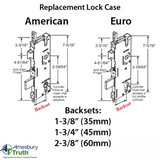 P2000 Passive Lock Case / Gearbox Only 45/92 American Cylinder