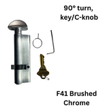 Euro profile full cylinder with 90° turn, key/C-knob- 39007479