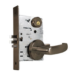 Falcon MA531 QG Apartment Entry Mortise Lock w/ Deadbolt, Quantum Lever, Gala Rose