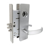 Falcon MA581 QN Storeroom Mortise Lock, Quantum Lever, Napa Escutcheon