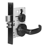 Falcon MA571 QG Dormitory/Exit Mortise Lock, Quantum Lever, Gala Rose