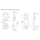 FE410F GRW Electronic Mobile Enabled Smart Interconnected Deadbolt Lock, Keyless