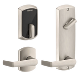 FE410F GRW Electronic Mobile Enabled Smart Interconnected Deadbolt Lock, Keyless