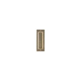 Rocky Mountain Rectangular Flush Pull - 2 1/4" x 6"