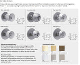 Falcon X301 Heavy Duty Grade 1 Privacy Cylindrical Lock with Interchangeable Core