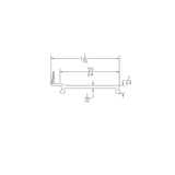 Endura Finned Strike Support Trim Strip