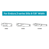 ENDURA Z-Series Inswing Extenders  for 6-7/8" Sills
