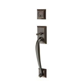 Emtek 4423 Franklin Double Cylinder Entrance Handleset - Brass Tubular