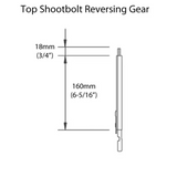 TOP SHOOTBOLT REVERSING GEAR - CHOOSE FINISH
