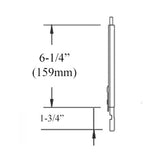 SECURY EUROPA REVERSING GEAR, TOP SHOOTBOLT - STAINLESS STEEL